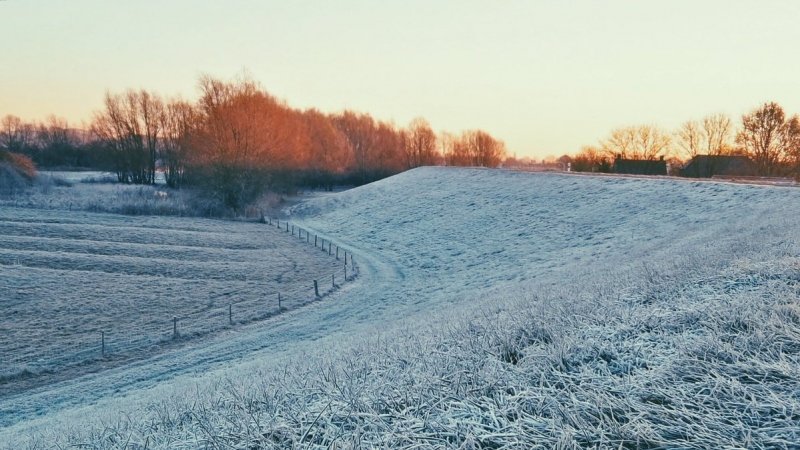 deze winterse foto werd gemaakt door Joyce Derksen.