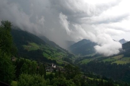 Alpen -  Regen en onweersbuien leiden afkoeling in