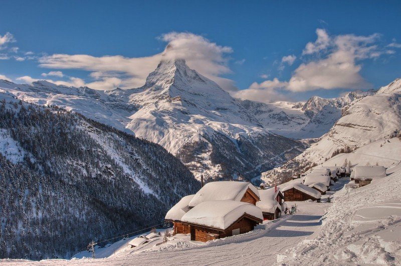 Alpen -  Februari met venijnig winters slot offensief