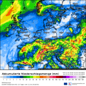 Alpen - Veel regenwater verwacht de komende dagen!