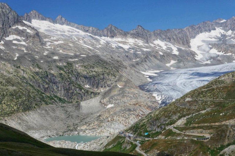 Alpen - Onweersbuien maken einde extreme hitte(golf)