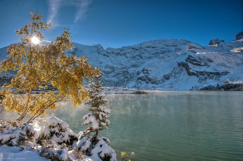 Alpen - Goldener Oktober | overgang mooi hogedrukweer
