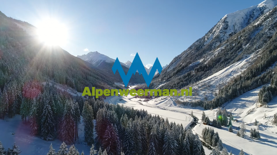 Alpenweerman op de internationale Wettergipfel (weertop)