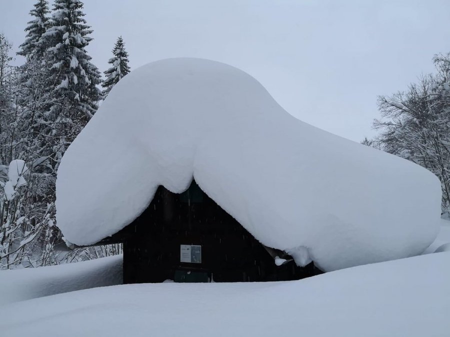Alpen - "Snowmageddon" Oostenrijkse Alpen