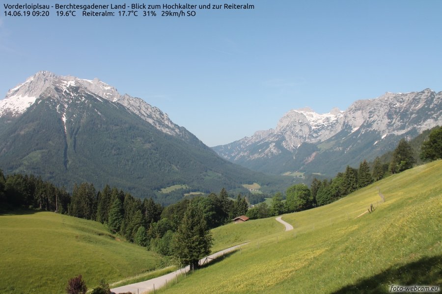 Alpen - Vandaag heet, weekend buien, daarna rustiger