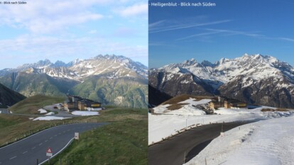 Alpen - Zeer zonnig en warm met toenemende onstabiliteit