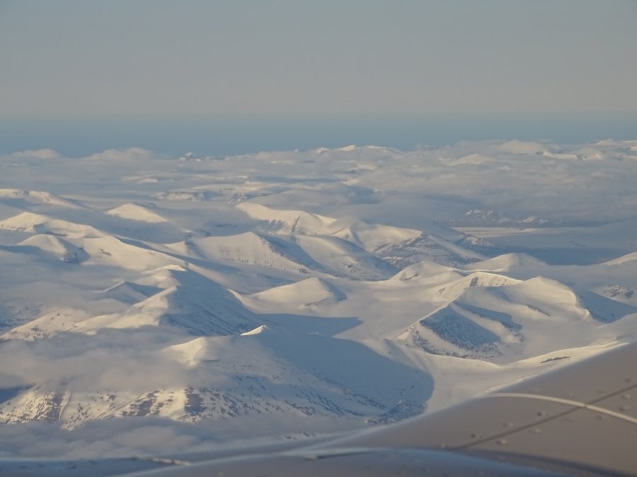 Spitsbergen van bovenaf