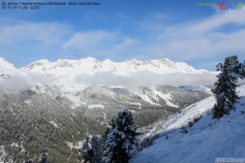 Alpen - Sneeuwval en winterse omstandigheden