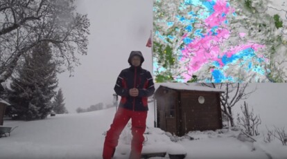 Alpen -  Update sneeuwval Alpen | Vlog Johann