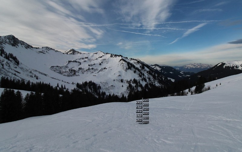 Alpen - Westwindwetter, kouder en weer verse sneeuw