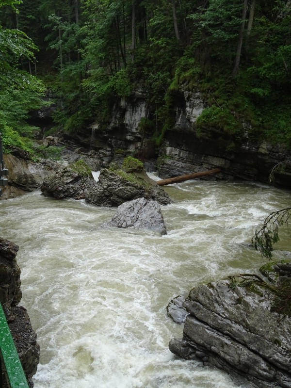 Breitachklamm, rivier, stroming