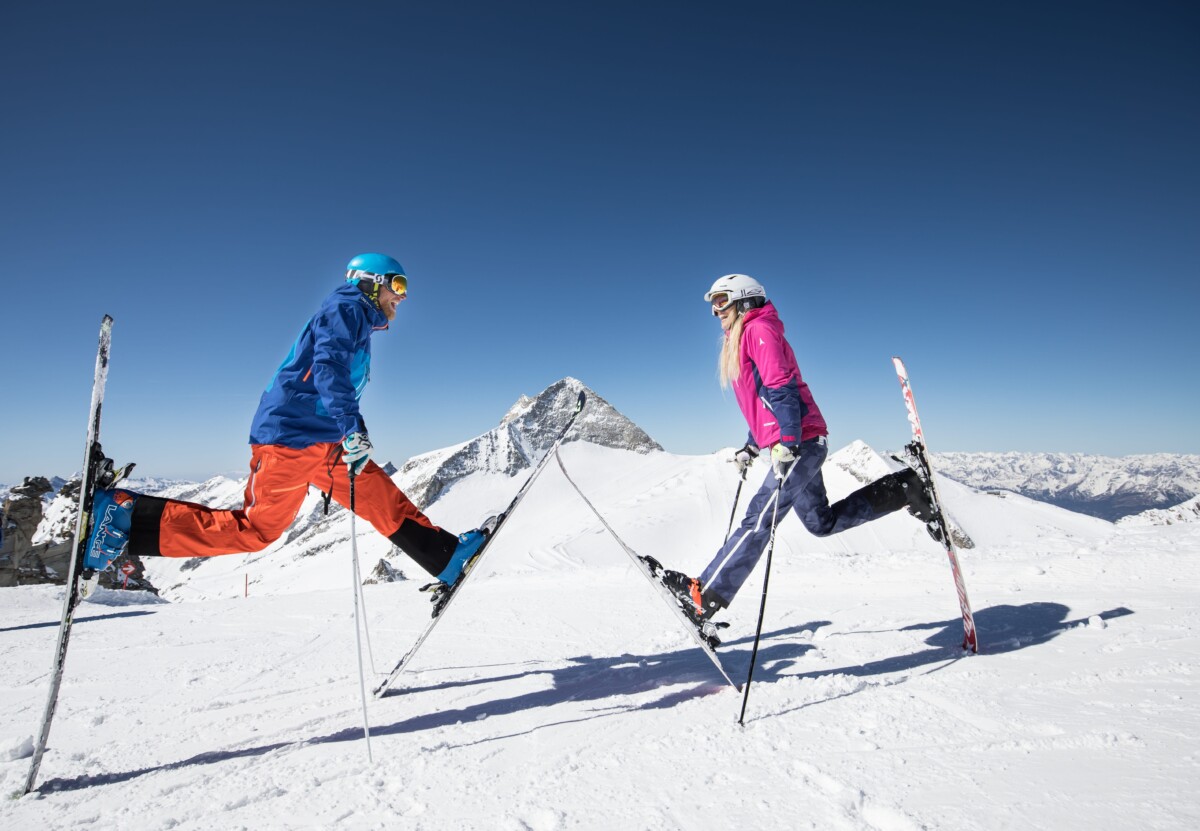 Skiën in Oostenrijks enige skigebied dat het hele jaar geopend is