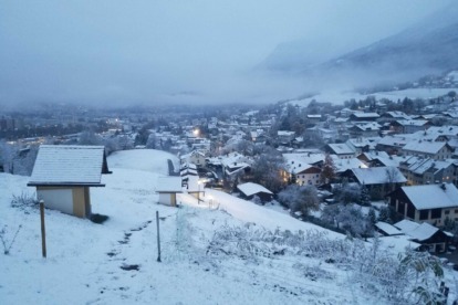 Alpen: winterinval met sneeuw tot in de dalen, zoals in Innsbruck