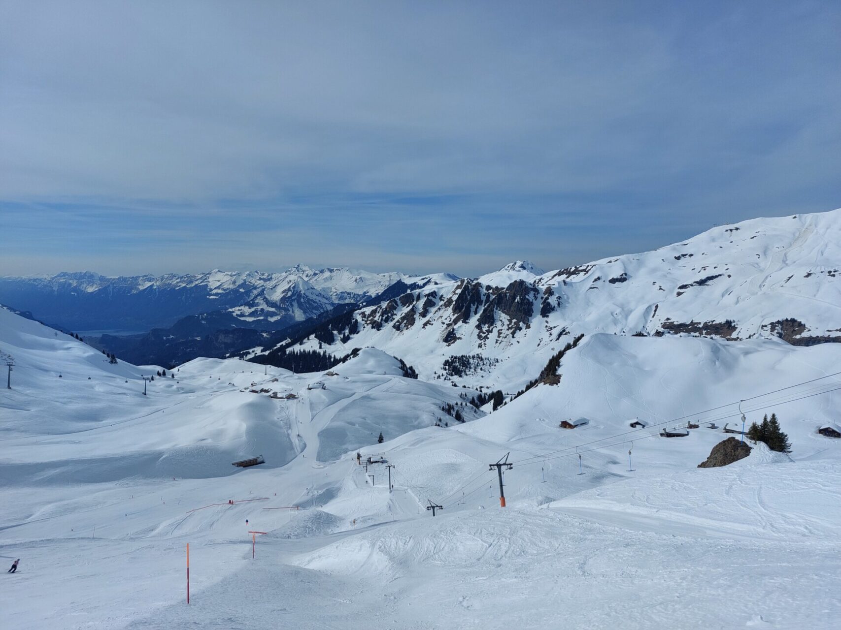 Alpen: zacht en een beetje sneeuw