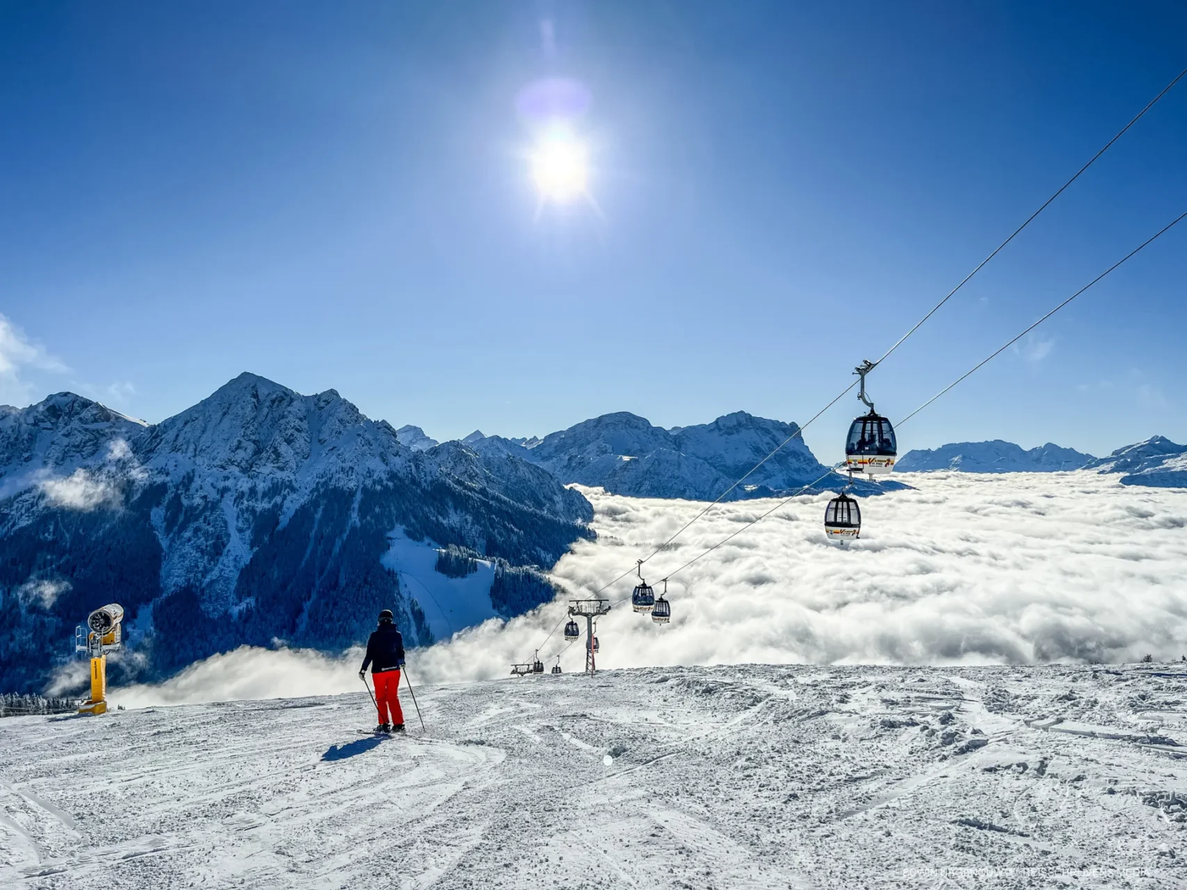 Sprookjesachtig mooi skiën in Kronplatz in Italië