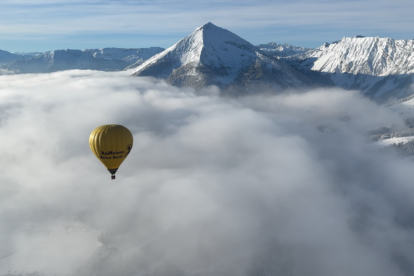 Prachtige beelden: ballonvaart boven de Achensee